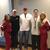 Phillip Ely, Ryan Kelly, Vinnie Sunseri, and two of the Crimsonettes, Katie and Abby during their visit to Children's of Alabama